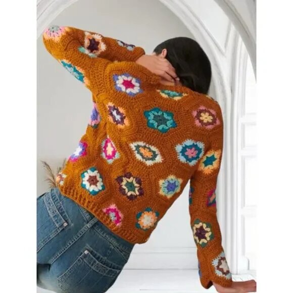 Tach Clothing Tabita Crochet Wool Cardigan - Picture 3 of 16